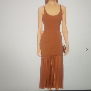 alc athena satin pleated dress A.L.C. Athena II Dress